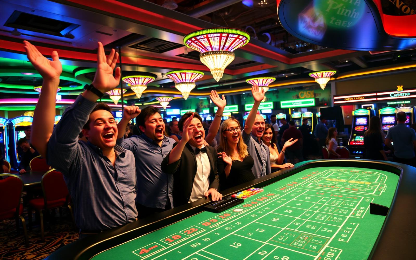 Luxury casino floor