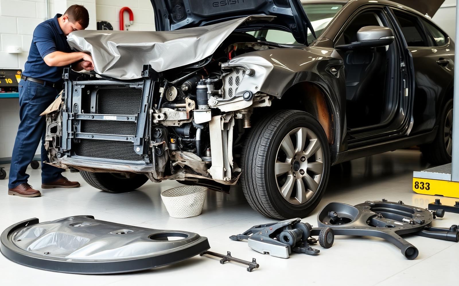 Collision Repair Shops: professional setting representing industry-leading collision repair shop work.