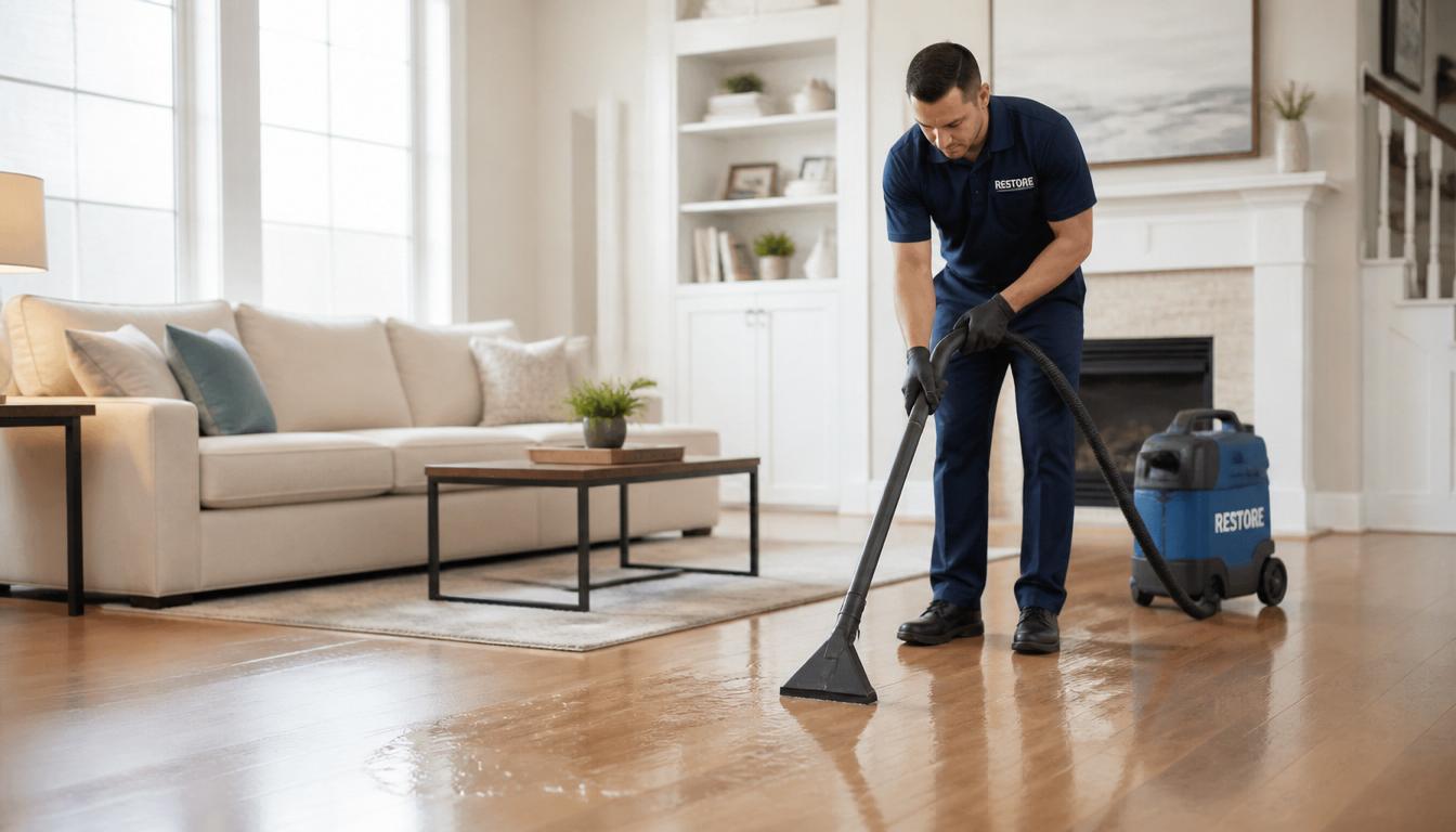 Water Damage Restoration: professional setting representing industry-leading water damage restoration company work.